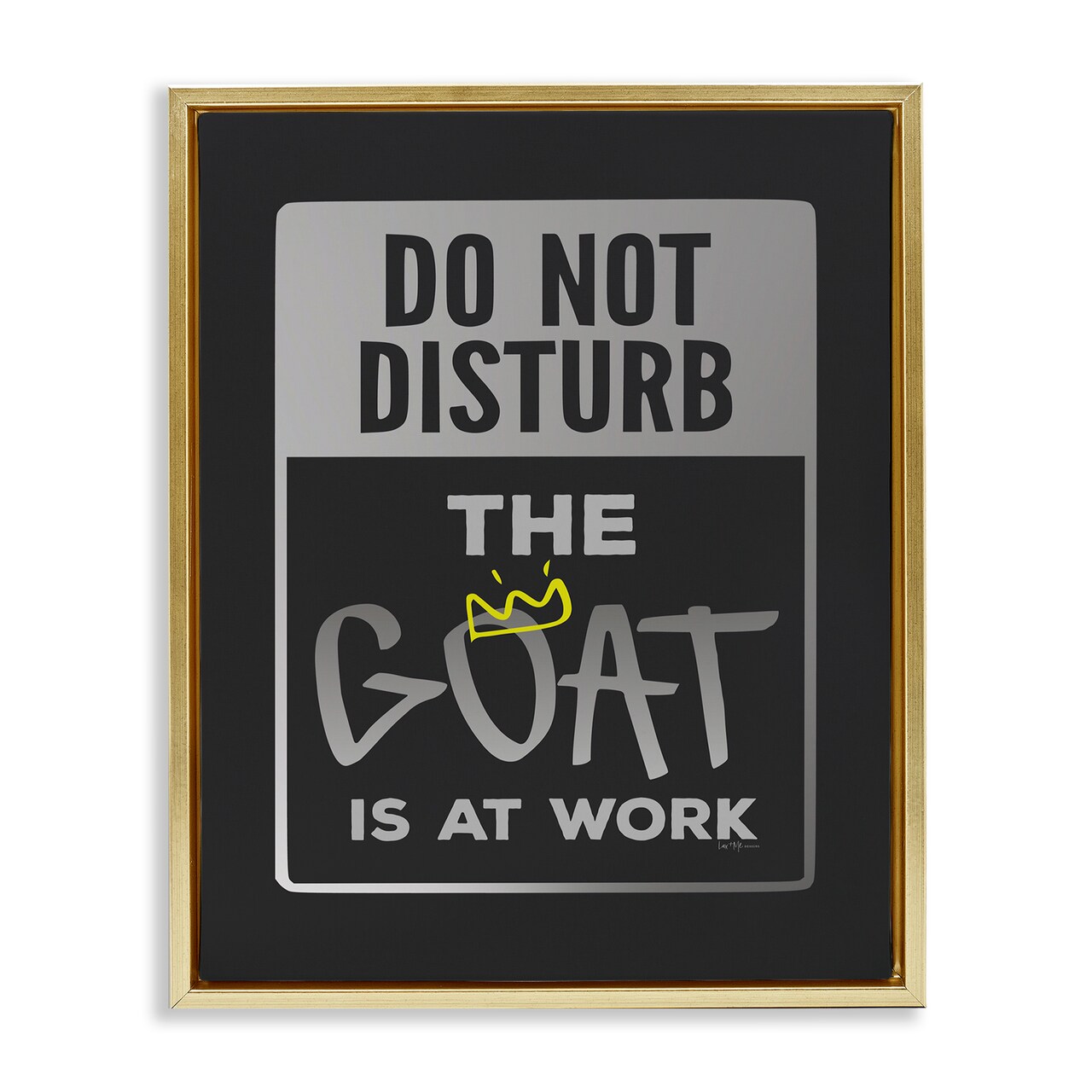 Stupell Industries Do Not Disturb GOAT Floating Frame By Lux + Me Designs
